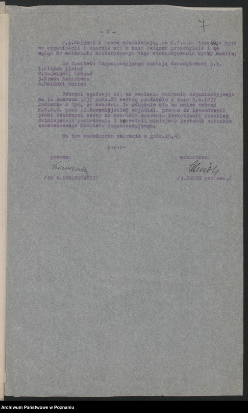 image.from.unit.number "Poznań - akta koła Pogotowiaków."