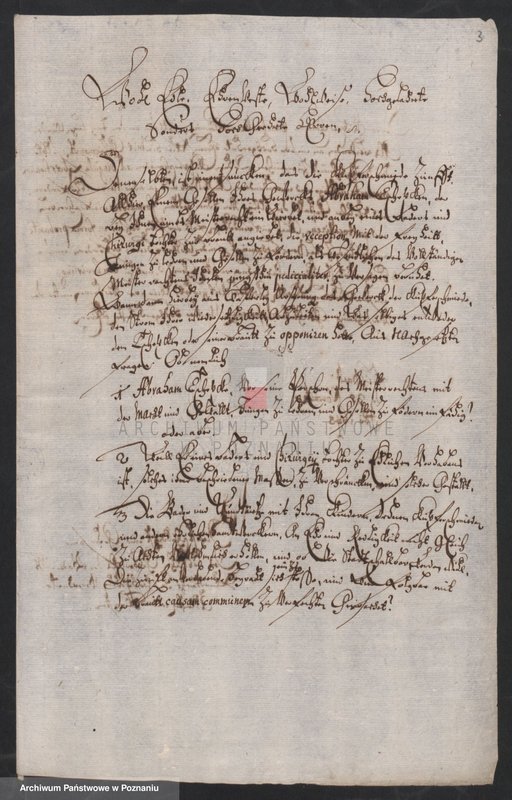 image.from.unit.number "Spec. Korespondencja cechu balwierzy - łaziebników i cyrulików w sprawach zawodowych skierowana do władz miejskich w Lesznie; język niemiecki"