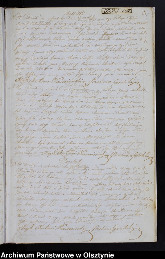 image.from.unit.number "Duplikat Aktów Urodzenia, Zaślubień, Zeyścia za Rok 1847 z Parafii Grzebskiey"