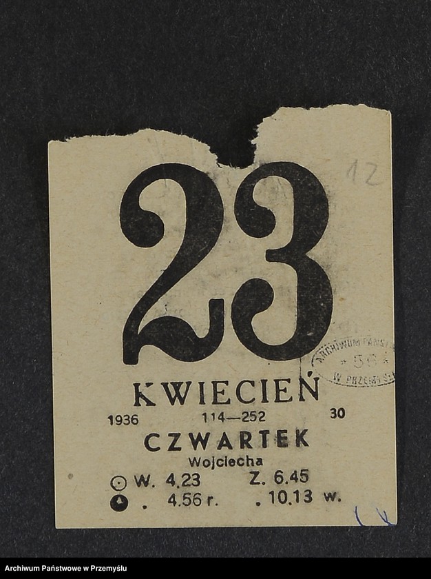 Obraz 4 z kolekcji "Kartka kalendarza - przepisy kulinarne111"