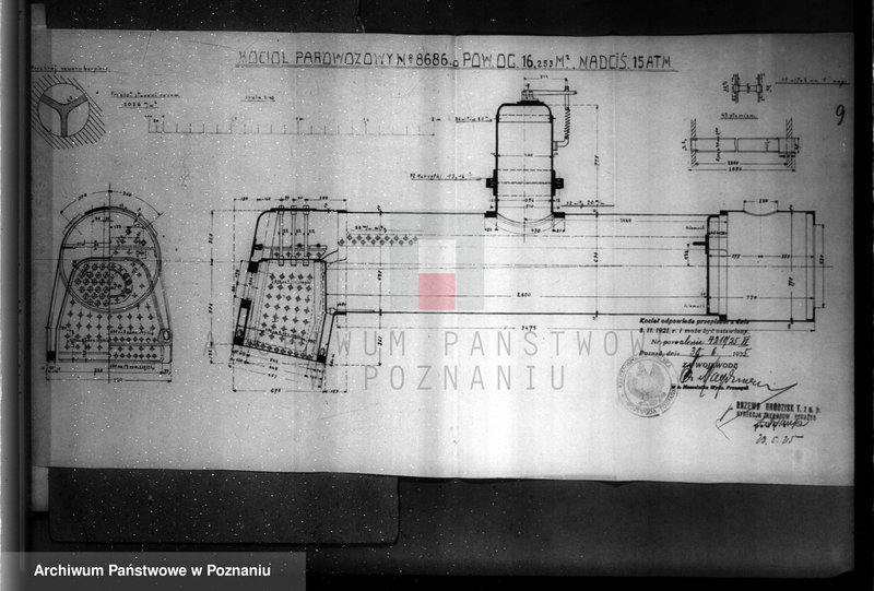 Obraz 13 z jednostki "Tartak parowy w Porażynie, pow. nowotomyski nr woj. kotła 5828"