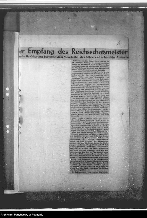 Obraz 5 z jednostki "Besichtigungsreise des Reichsschatzmeisters Schwarz vom 1. 6. - 6. 6. 1942"