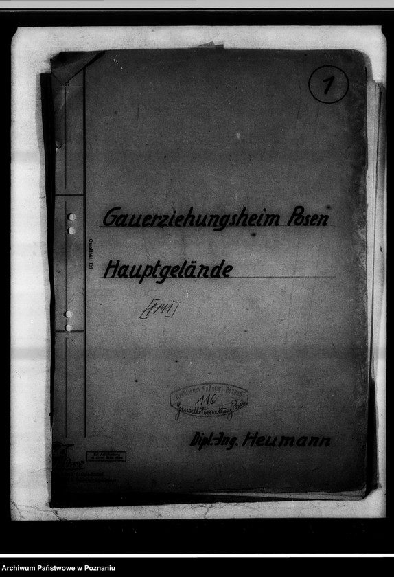 Obraz 3 z jednostki "Gauerziehungsheim Posen. Hauptgelände. Schätzungsbericht."