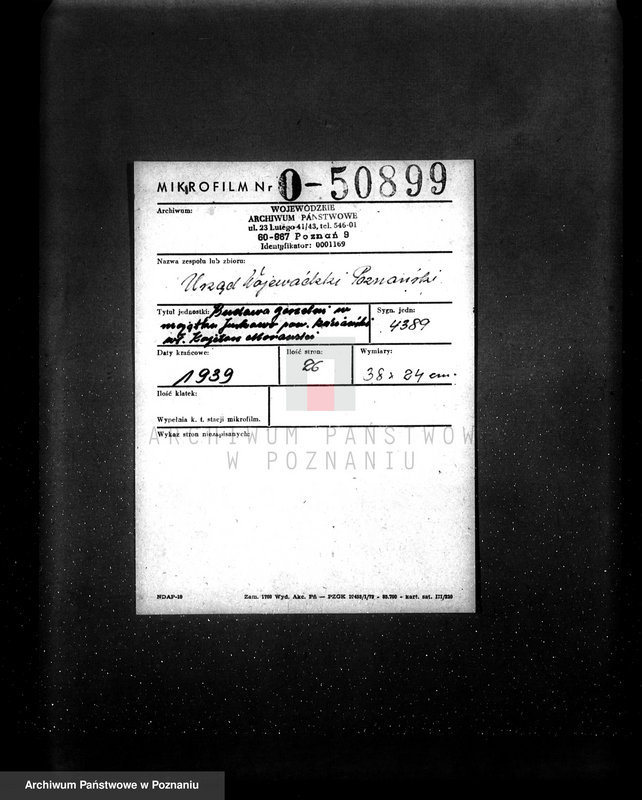 Obraz 2 z jednostki "Budowa gorzelni w maj. Jurkowo, pow. kościański, własność Kajetan Morawski"