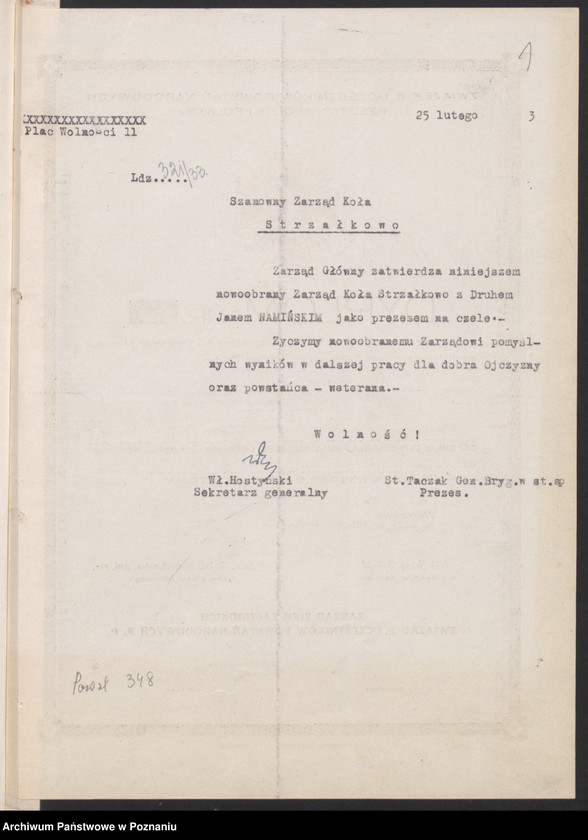 Obraz 4 z jednostki "Strzałkowo, powiat Września - akta koła."