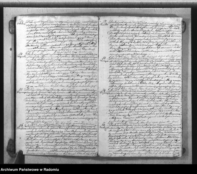 image.from.unit.number "Książka Duplikat Akt Cywilno - Religijnych Parafij Wysoka w okręgu Szydłowieckim Powiecie Opoczyńskim Gubernij Sandomierskiey na rok 1843 sporządzony"