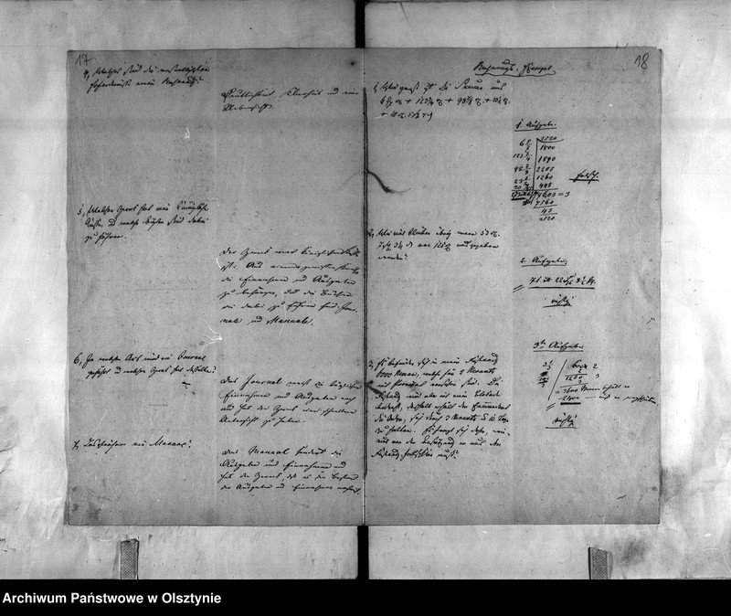 image.from.unit.number "Anstellung des pensionirten Seconde-Lieutenant von Brunnow"