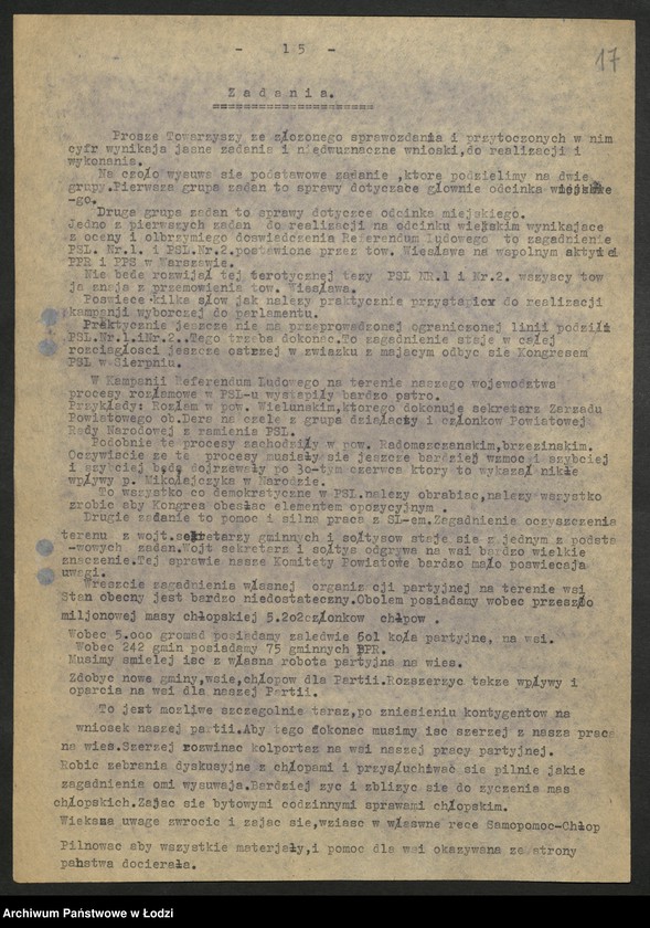 Obraz 18 z jednostki "Plenarne posiedzenia [protokóły z załącznikami]"