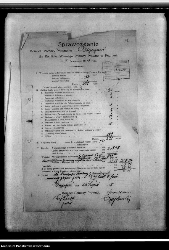 Obraz 11 z jednostki "Sprawozdania z Ostrzeszowa i Szamotuł"