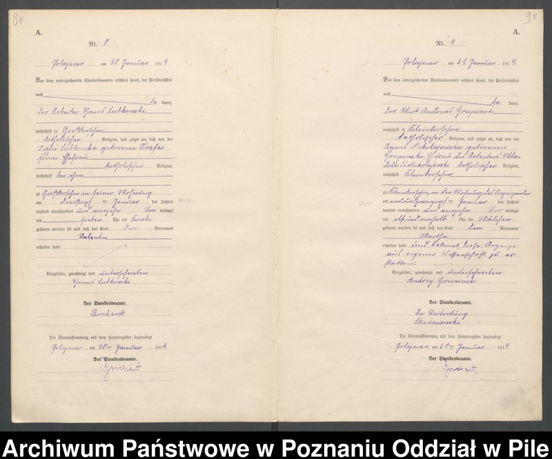 Obraz 7 z jednostki "Księga urodzeń"