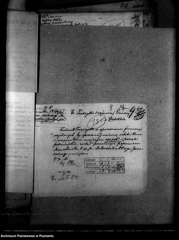 Obraz 12 z jednostki "Sprawy szczegółowo-- administracyjne Petencje, wnioski, zażalenia, zapytania o opinię"