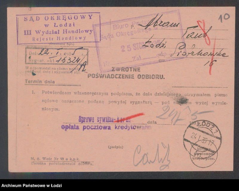 Obraz 12 z jednostki "Abram Taub – sprzedaż manufaktury"