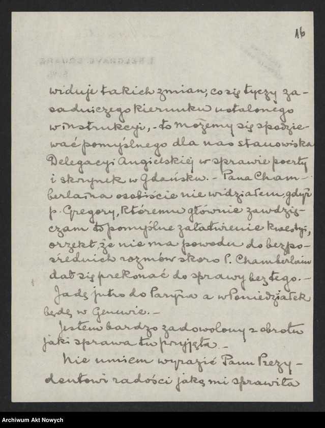 image.from.unit.number "Ciechanowski Jan (dyplomata); Załączniki: a) umowa J. Ciechanowskiego i odpowiedź prez. C. Codige