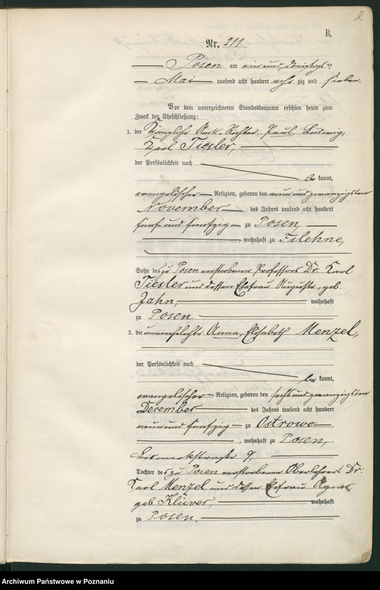 Obraz 10 z jednostki "Księga małżeństw t. II"