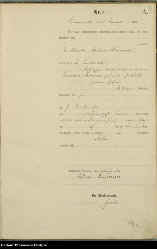 image.from.unit.number "Geburts-Haupt-Register Nr 1 - 92"