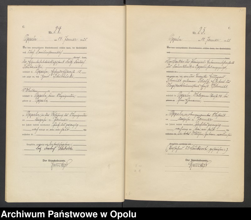 Obraz 15 z jednostki "[Rejestr zgonów] 1925 Tom I Nr 1-449"
