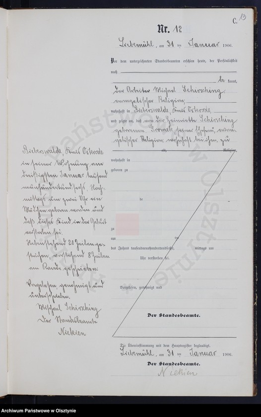 image.from.unit.number "Sterbe-Neben-Register Nr 1 - 78"