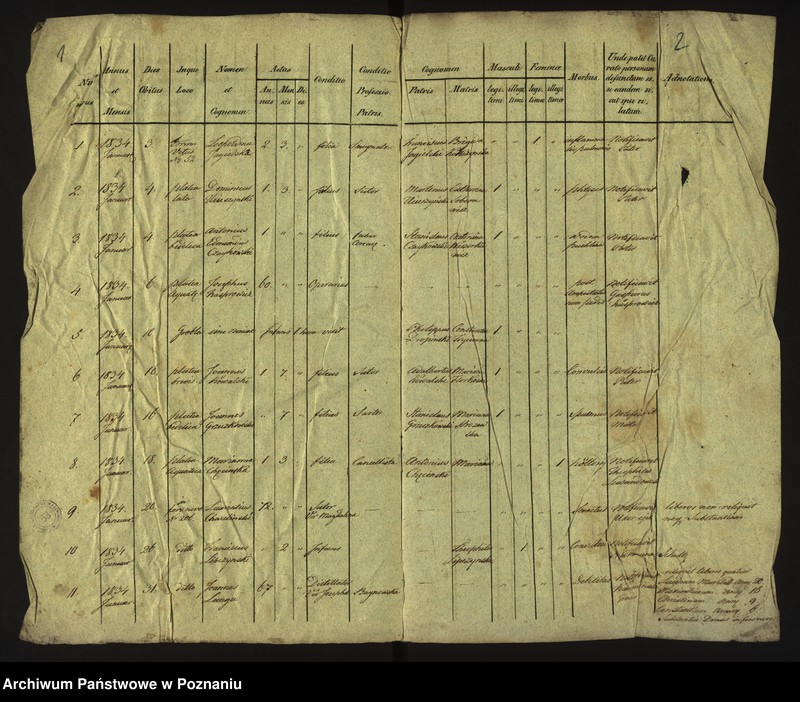 Obraz 4 z jednostki "Księga zgonów"