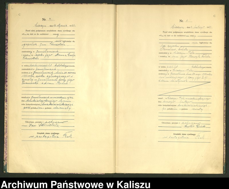 Obraz 6 z jednostki "[Księga zgonów]"