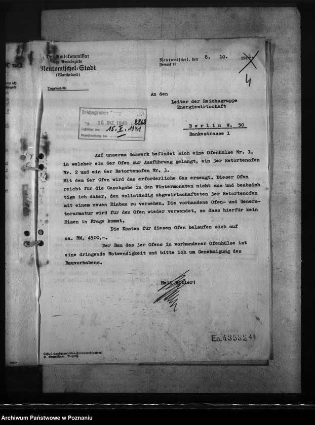 Obraz 8 z jednostki "Gaswerk - Neutomischel (Nowy Tomyśl)"