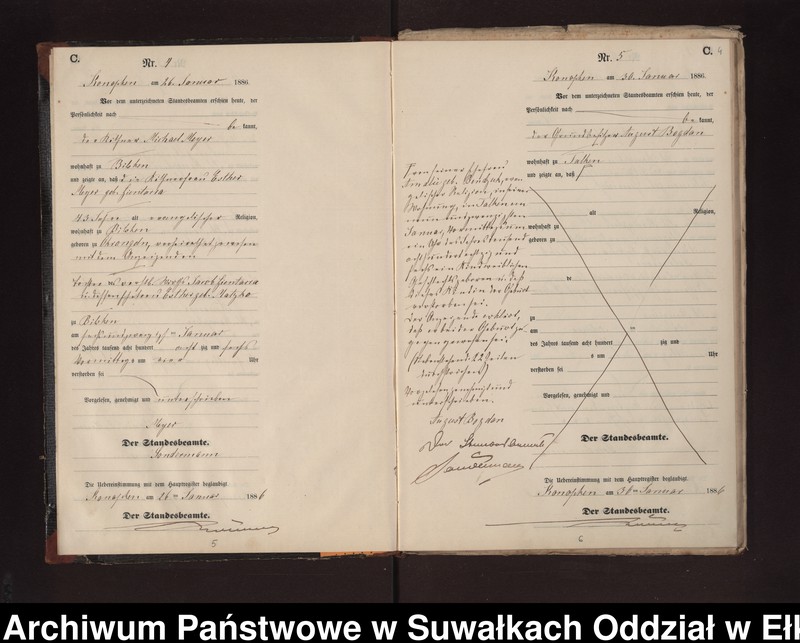 image.from.unit.number "Sterbe-Neben-Register des Preussischen Standes-Amtes Gr. Konopken Kreis Loetzen"