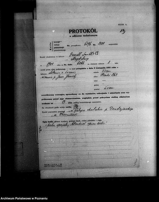 Obraz 17 z jednostki "Stolarnia i budownictwo J. Janietza nr woj. 2501"