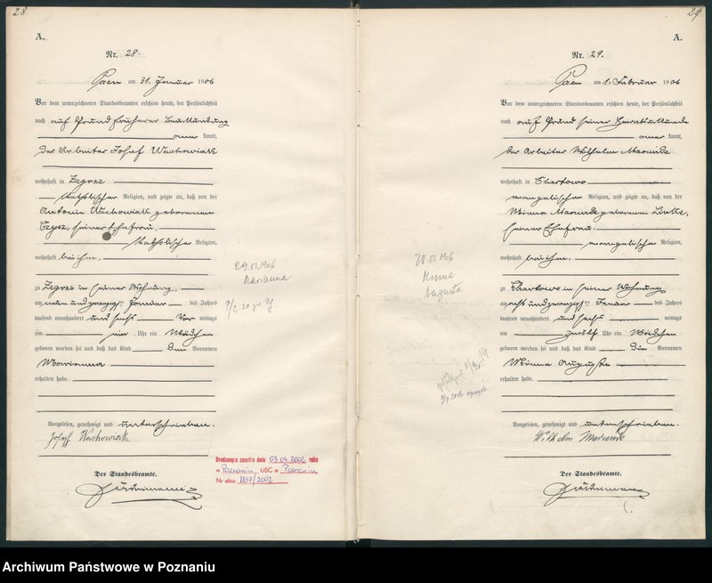 Obraz 17 z jednostki "Księga miejscowa urodzeń"