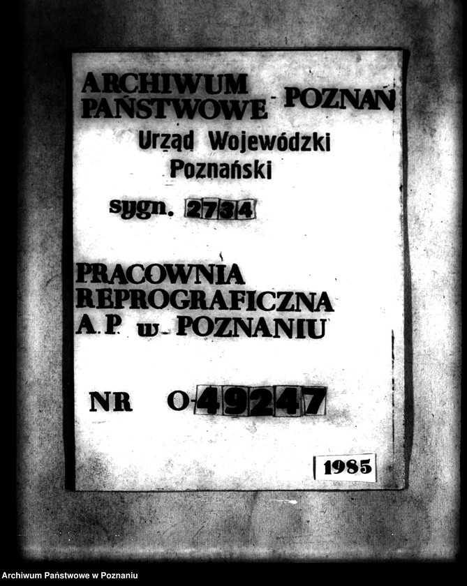 Obraz 1 z jednostki "Majątek Witobel 40 III powiatu poznańskiego Wacław Baranowski"