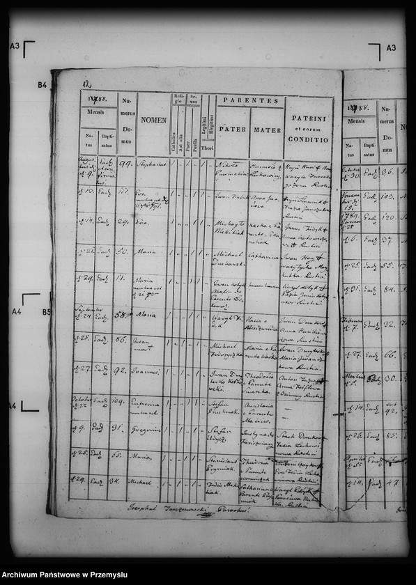 Obraz 16 z jednostki "[Kopie ksiąg metrykalnych parafii Łużek Dolny (dekanat Drohobycz)]"