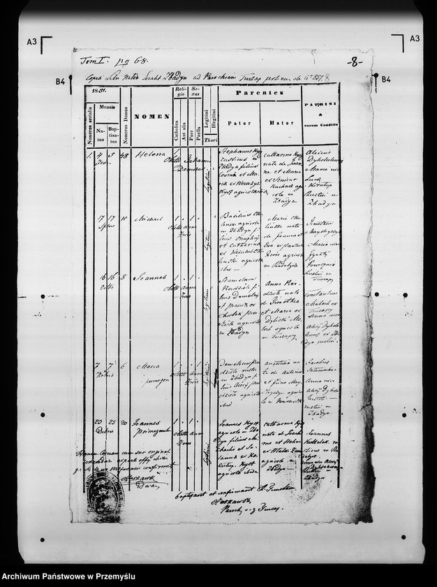 image.from.unit.number "[Kopie ksiąg metrykalnych parafii Tuczapy z filią Zbadyn (dekanat Jaworów)]"