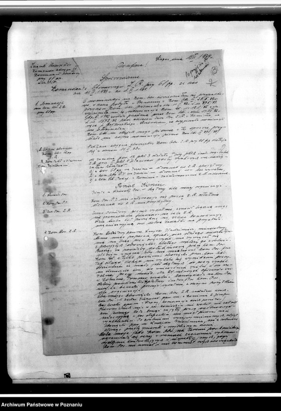 Obraz 7 z jednostki "Sprawozdania. Protokoły: Koła, Konina i Wrześni"