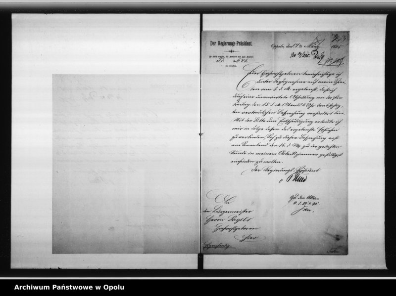 Obraz 7 z jednostki "Acta des Magistrats zu Oppeln betreffend Bismark - Feier pp."