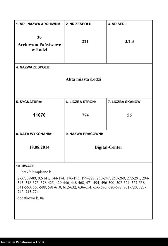 Obraz 1 z jednostki "[Księga ludności niestałej m. Łodzi nr domu 1298-1314]"