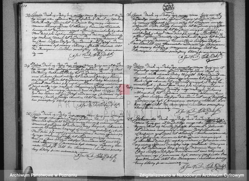 Obraz 9 z jednostki "Księga urodzeń, małżeństw i zgonów"