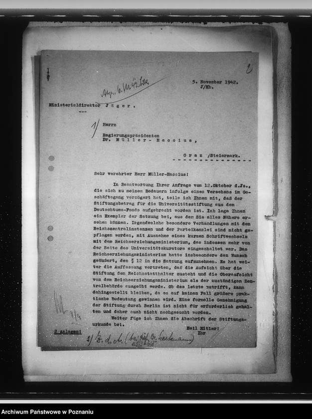 Obraz 6 z jednostki "Utworzenie wyższej szkoły w Poznaniu"