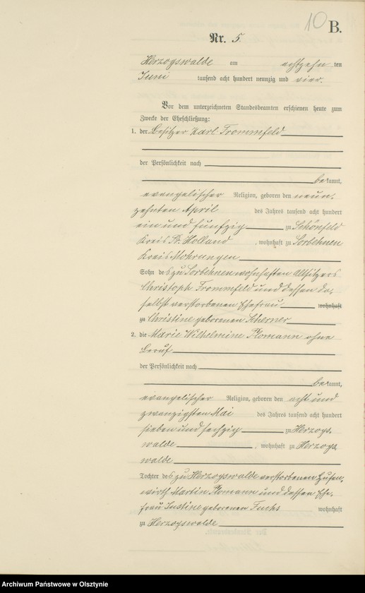 image.from.unit.number "Heiraths-Neben-Register Nr 1 - 21"
