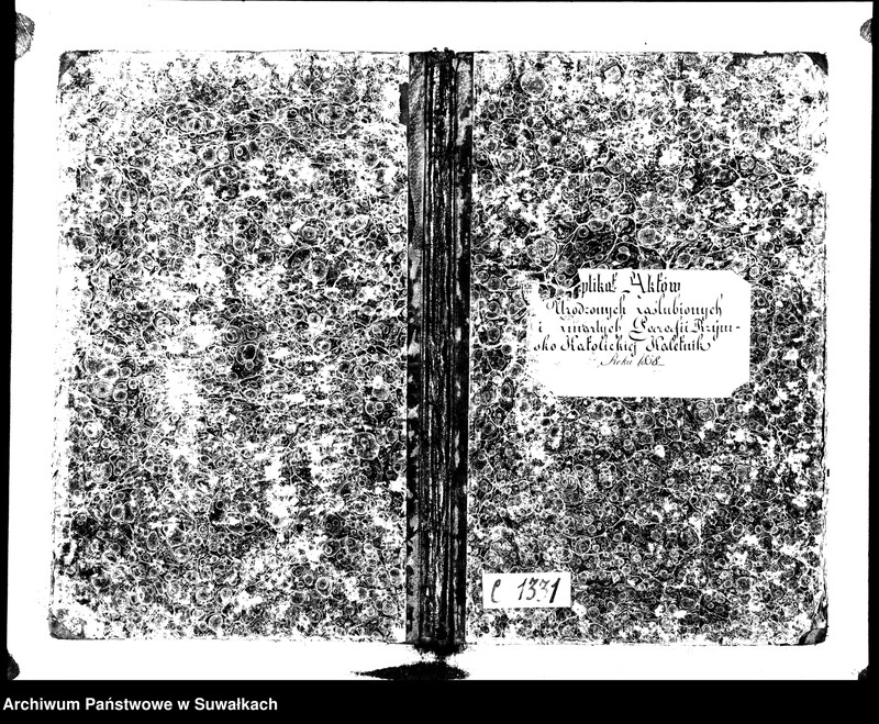 image.from.unit.number "Duplikat Aktów Urodzonych, Zaślubionych i Zmarłych Parafii Rzymsko-Katolickiej Kaletnik z roku 1856."