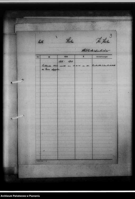 Obraz 7 z jednostki "Militärkirchenbücher [spisy ksiąg z kilku powiatów]"