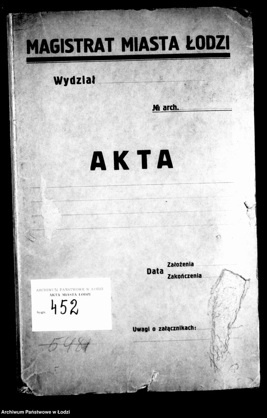 Obraz 4 z jednostki "Akta tyczące się zakładu bielnikowego"