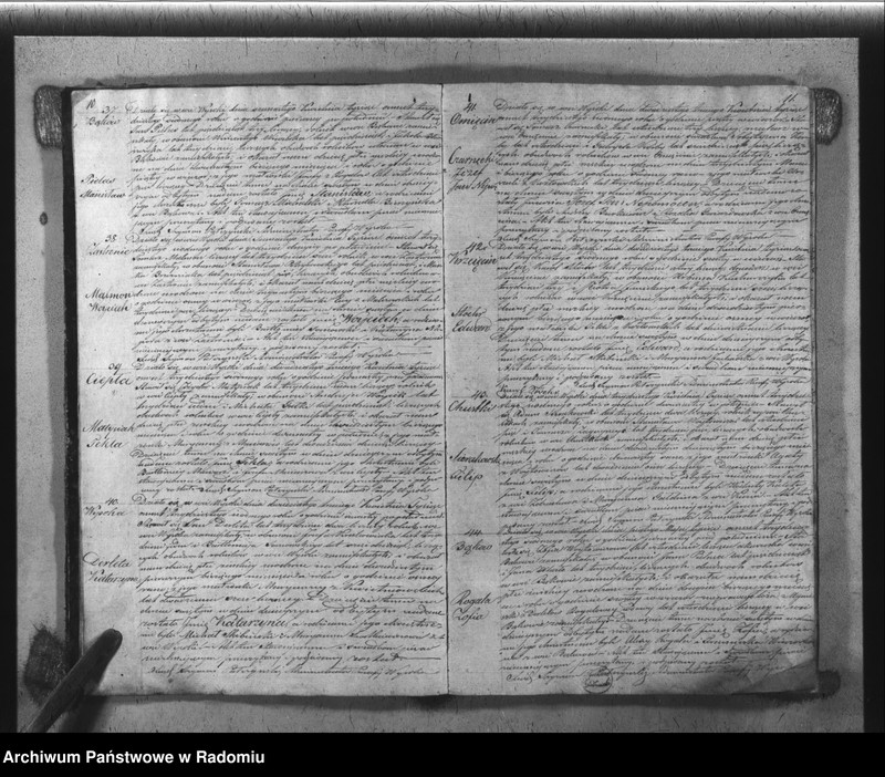 Obraz 8 z jednostki "Książka Duplikat Parafii Wysoka w powiecie Szydłowieckim Obwodzie Opoczyńskim Gubernij Sandomierskiej rok 1837 sporządzona"