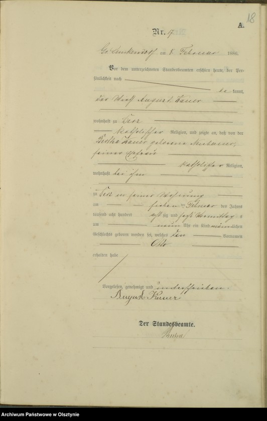 image.from.unit.number "Geburts-Haupt-Register Nr 1 - 129"