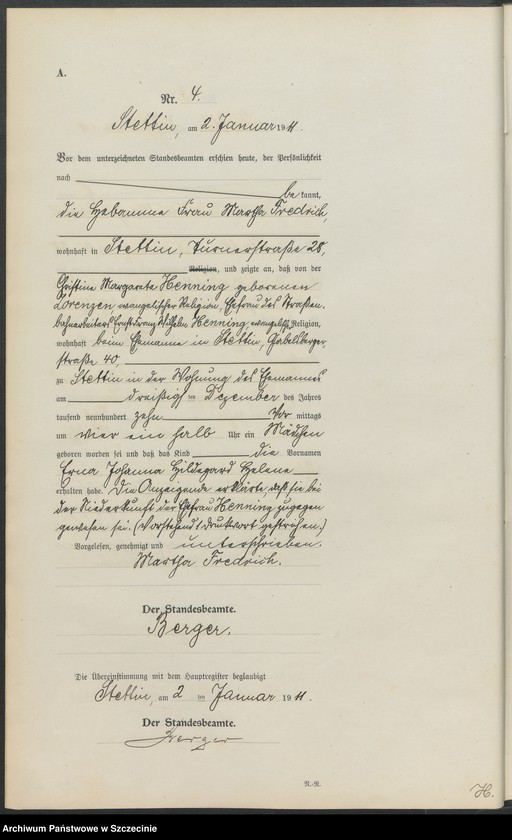 image.from.unit.number "Geburtsregister"