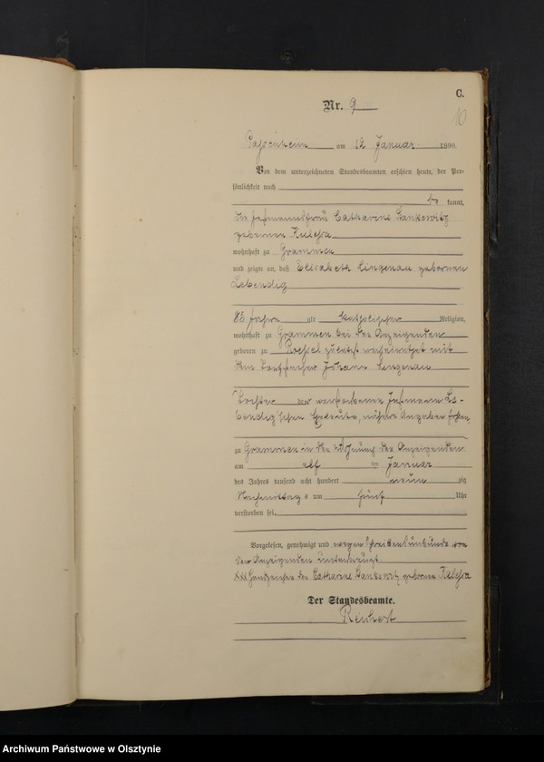 image.from.unit.number "Sterbe-Haupt-Register Nr 1 - 205"