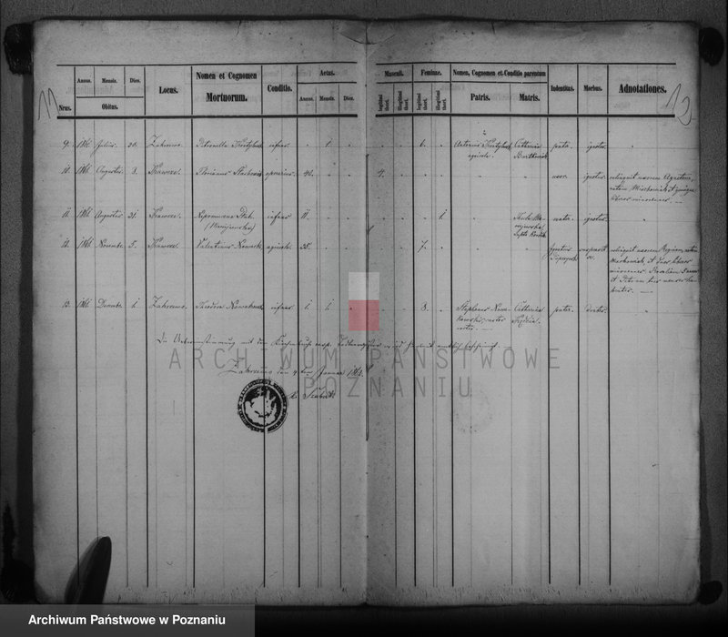 Obraz 10 z jednostki "Duplikat Tauf, Trauung u. Sterberegister"