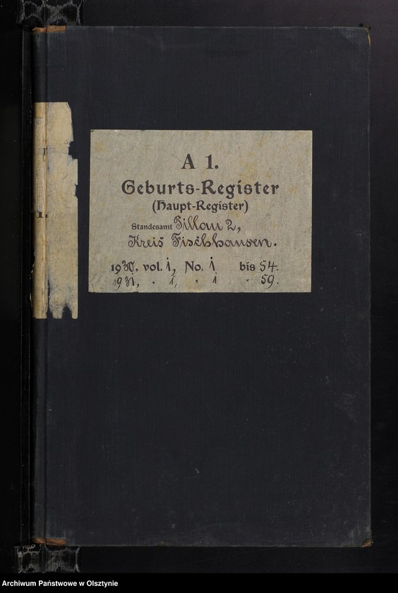 image.from.unit.number "Geburts-Haupt-Register Nr 1 - 54 i 1 - 59"