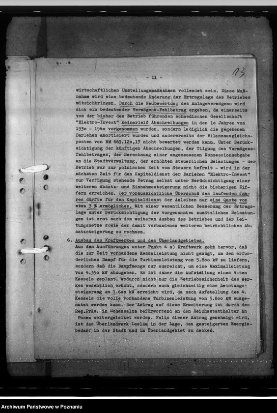 Obraz 17 z jednostki "Elektrizitätswerk - Leslau (Włocławek)"