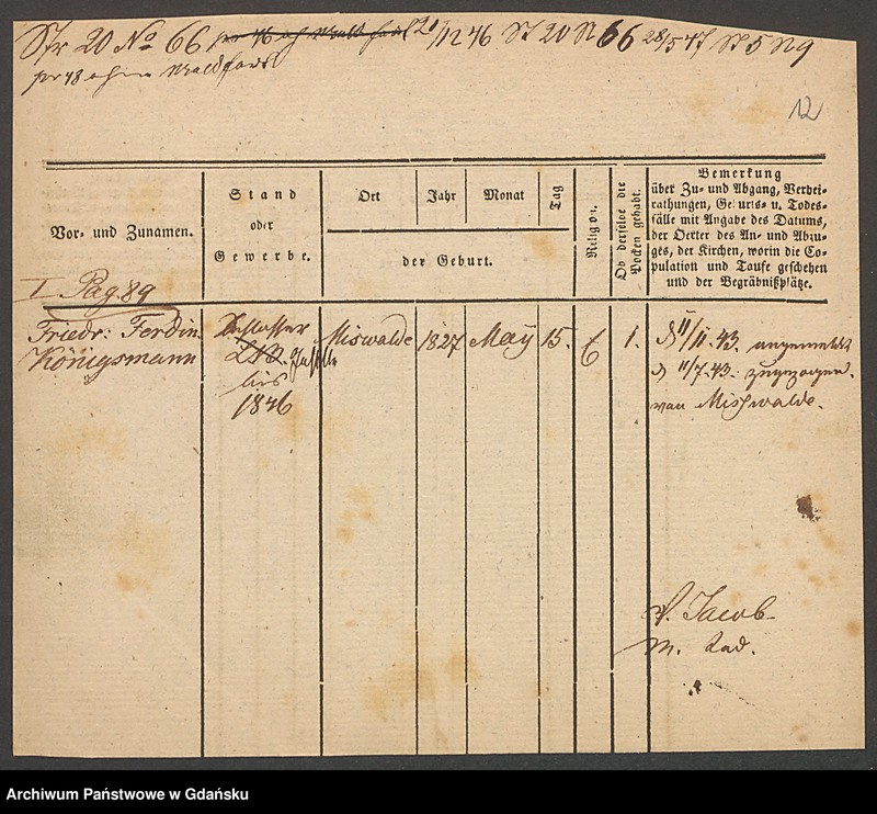 image.from.unit.number "Karty meldunkowe: Königsbeck - Koewius"