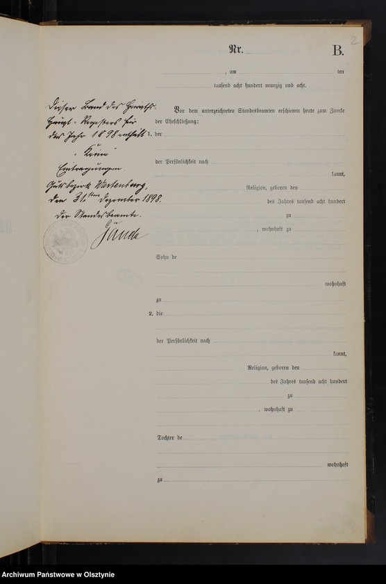 image.from.unit.number "Heiraths-Haupt-Register /wpisów nie było/"