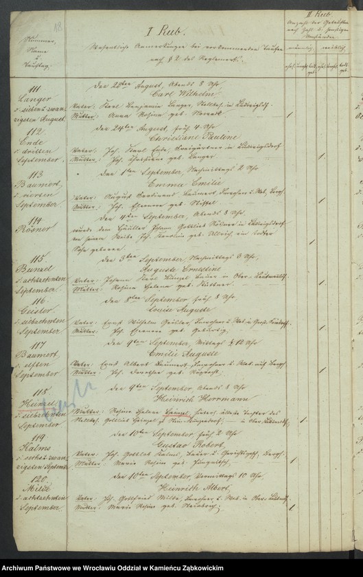 image.from.unit.number "Amtsgericht Schweidnitz Duplicate der Kirchenbücher der evang. Kirche zu Leutmannsdorf"