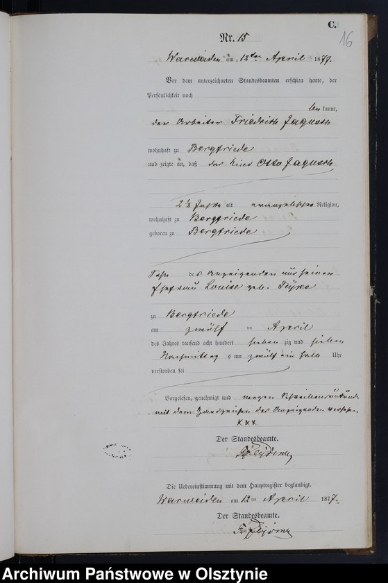 image.from.unit.number "Sterbe-Neben-Register Nr 1 - 46"